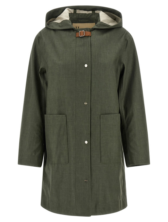 Пальто, тренч HERNO Linen raincoat (GC000546D171507730) #1