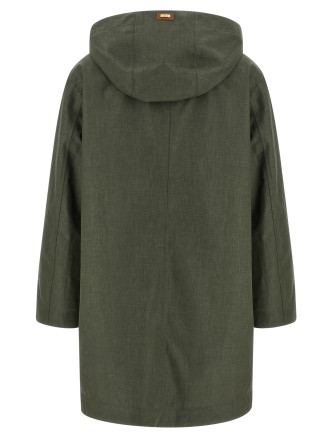 Пальто, тренч HERNO Linen raincoat (GC000546D171507730) #