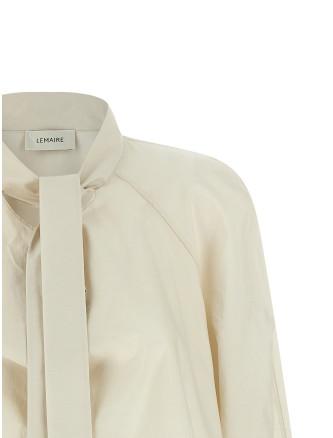 Рубашка, блузка LEMAIRE Ascot collar shirt (SH1218LF1500WH048) #