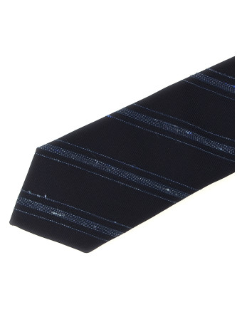 Галстук, папильон BRUNELLO CUCINELLI Flamed stripe tie (MX8640018C2425) #
