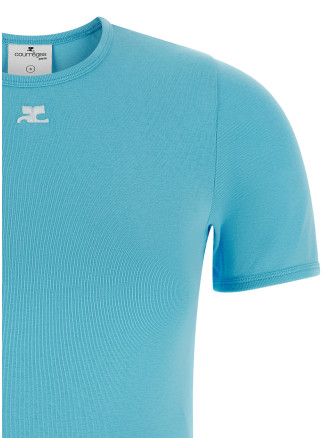 Футболка COURREGES 'Signature Contrast' (125JTS017JS02037027) #