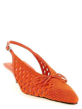 Каблуки средней высоты JACQUEMUS 'Les Slingbacks Cubisto B' (26EFOW00138BW00815750) #