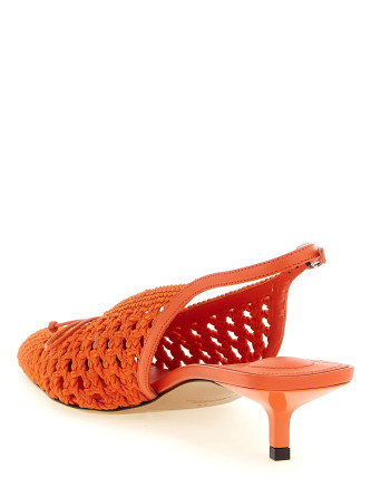 Каблуки средней высоты JACQUEMUS 'Les Slingbacks Cubisto B' (26EFOW00138BW00815750) #