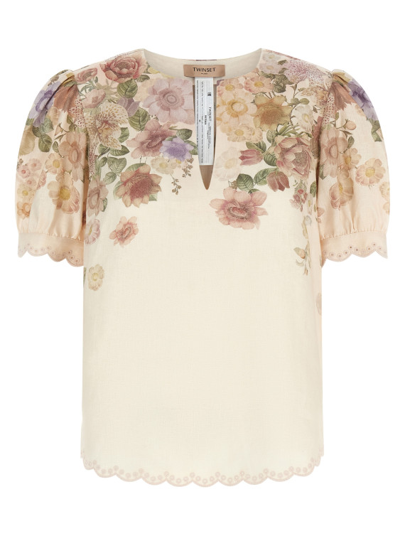 Көйлек, блузка TWIN SET Floral blouse (261TT257313588) #1