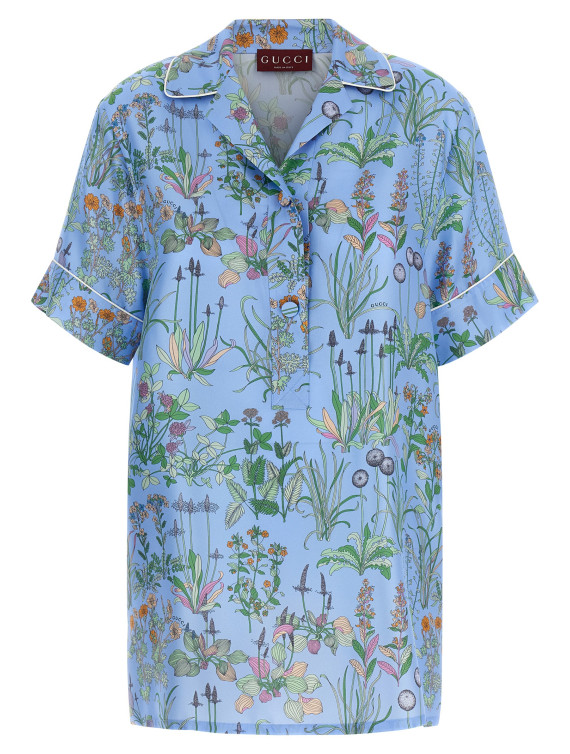 Рубашка, блузка GUCCI Silk blouse (855618ZAULE4340) #1