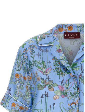 Рубашка, блузка GUCCI Silk blouse (855618ZAULE4340) #