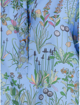 Рубашка, блузка GUCCI Silk blouse (855618ZAULE4340) #