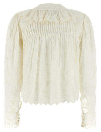 Повседневный топ ISABEL MARANT 'Zelly' (HT0808FAD1J03I20WH) #