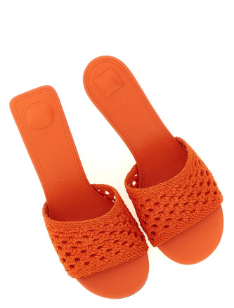 Босоножки на среднем каблуке JACQUEMUS 'Les Mules Cubisto' (26EFOW00167AW00815750) #