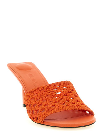 Босоножки на среднем каблуке JACQUEMUS 'Les Mules Cubisto' (26EFOW00167AW00815750) #