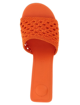 Босоножки на среднем каблуке JACQUEMUS 'Les Mules Cubisto' (26EFOW00167AW00815750) #