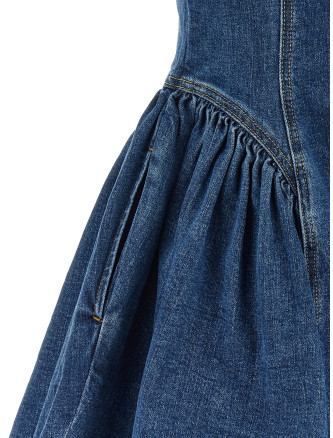 Мини SELF PORTRAIT Denim mini dress (SS26822SABLBLUE) #