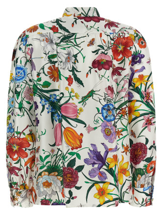 Рубашка, блузка GUCCI 'Flora' (865715ZAUU89413) #