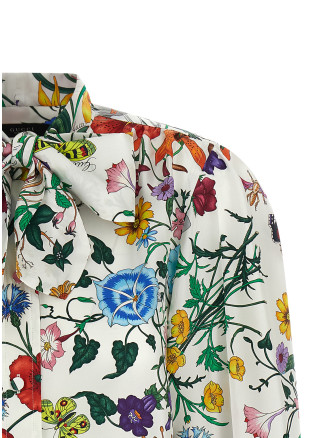 Рубашка, блузка GUCCI 'Flora' (865715ZAUU89413) #