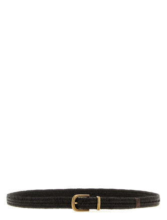 Ремень BRUNELLO CUCINELLI Stretch leather belt