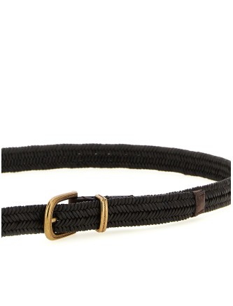 Ремень BRUNELLO CUCINELLI Stretch leather belt (M0NAPC228CMORO) #