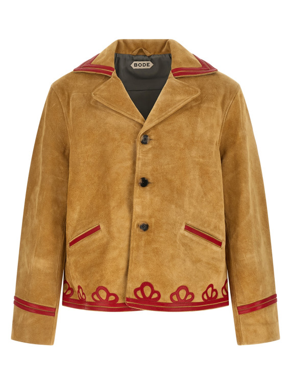 Кожаная куртка BODE 'Trefoil' (MRS24OW016TAN) #1