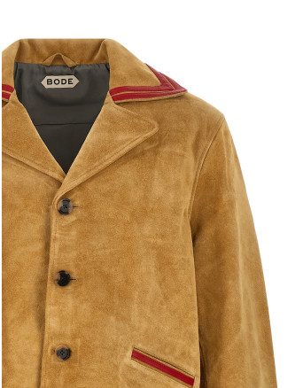 Кожаная куртка BODE 'Trefoil' (MRS24OW016TAN) #
