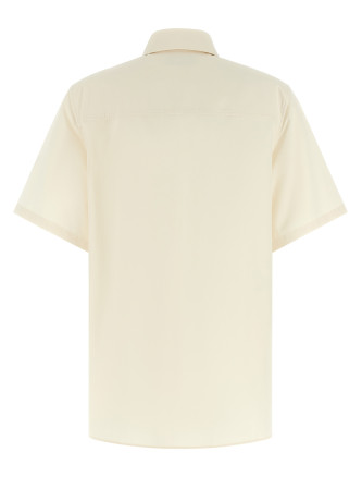 Көйлек, блузка FERRAGAMO 'Gancini' (791702PARCHMENT) #