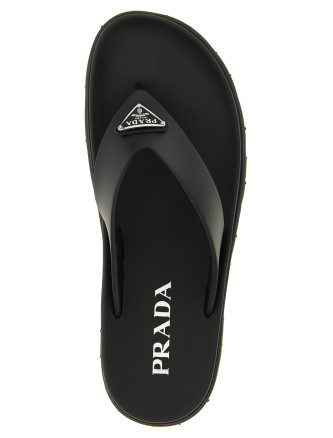 Слайдтар PRADA Triangle logo sandals (2Y3130FG0013LKKF0002) #