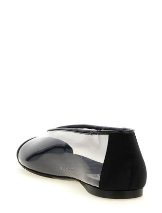 Балетки MOSCHINO PVC ballet flats (MA11030C1OM6199A) #