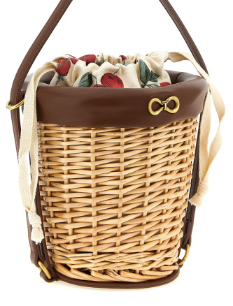 Ручная сумка TWIN SET Wicker bucket (261TD825300193) #