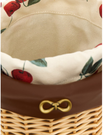 Ручная сумка TWIN SET Wicker bucket (261TD825300193) #