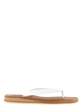 Шлепанцы MIU Logo thong sandals