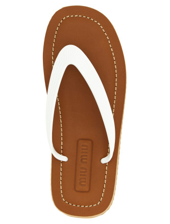 Logo thong sandals (5Y638EF0053ZMWF0009) #