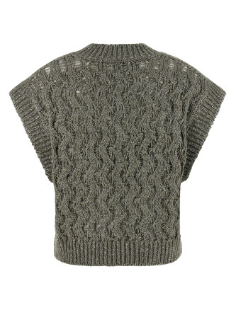 Жилет BRUNELLO CUCINELLI 'Dazzling Cable' (MEA371112C9125) #