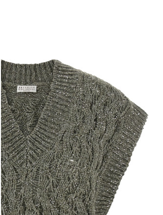 Жилет BRUNELLO CUCINELLI 'Dazzling Cable' (MEA371112C9125) #