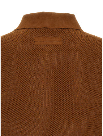 Поло ZEGNA Premium cotton polo shirt (UHC26A3C31105) #