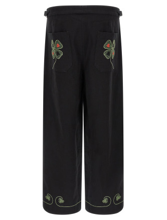 Брюки BODE 'Lucky Draw' (MRS26BT001BLACK) #