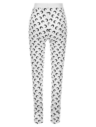 Леггинсы MARINE SERRE 'Moon Printed Jersey' (WPA111ACJER0001WH00) #