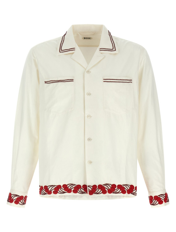 Рубашка, блузка BODE 'Cherry Lane Beaded' (MRS26SH027WHITE) #1