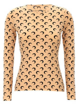 Повседневный топ MARINE SERRE 'Moon Printed Jersey'