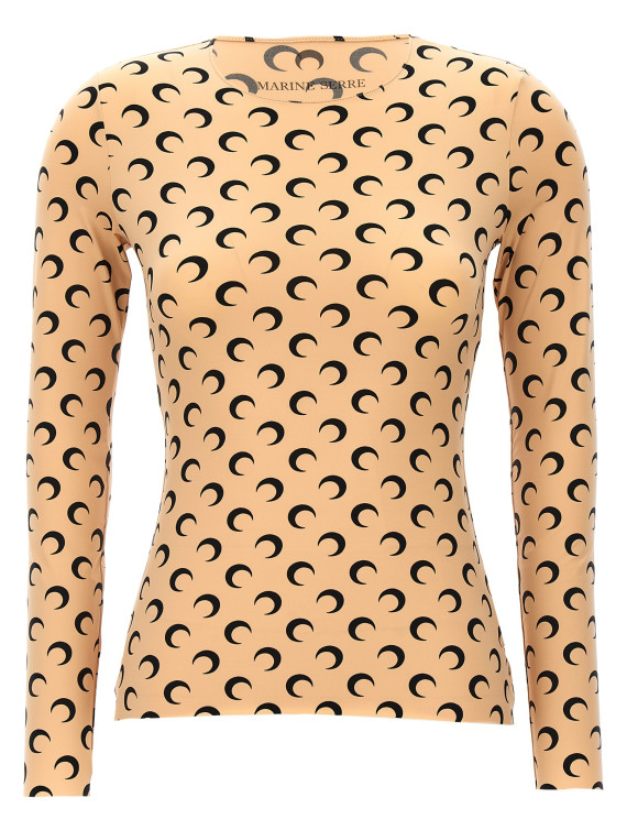 Повседневный топ MARINE SERRE 'Moon Printed Jersey' (WTS006ACJER0001TA10) #1