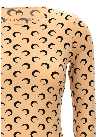 Повседневный топ MARINE SERRE 'Moon Printed Jersey' (WTS006ACJER0001TA10) #