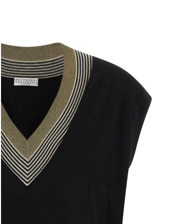 Жилет BRUNELLO CUCINELLI 'Sparkling Neckline' (M13836712CDN23) #