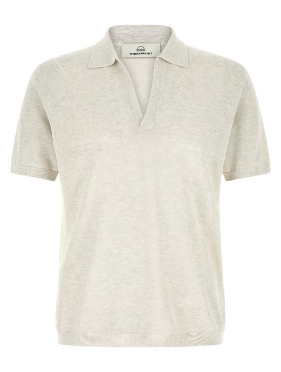 Поло RIVIERA PROJECT Open collar polo shirt (PR54123ME4) #1