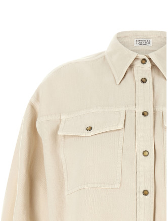 Рубашка, блузка BRUNELLO CUCINELLI Linen cotton shirt (ML996NC206C8739) #