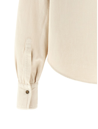 Рубашка, блузка BRUNELLO CUCINELLI Linen cotton shirt (ML996NC206C8739) #