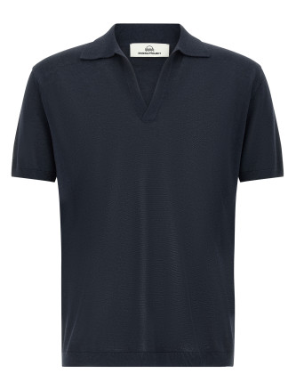 Поло RIVIERA PROJECT Open collar polo shirt