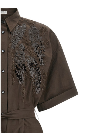 Макси BRUNELLO CUCINELLI 'Dazzling Seabed Embroidery' (M0F79AHD91C8589) #