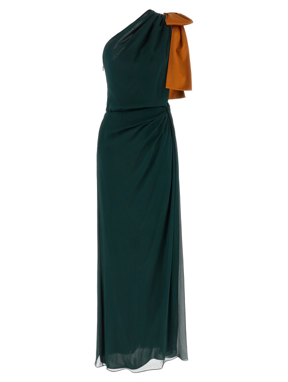 Макси SAINT LAURENT One-shoulder dress (854976Y115W3111) #1