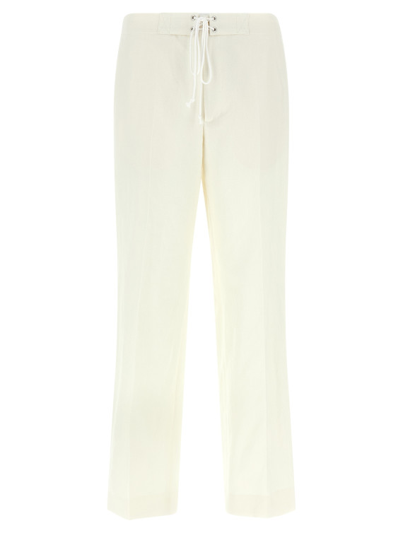 Брюки AURALEE Oxford fabric trousers (A26SP02WOOFFWHITE) #1