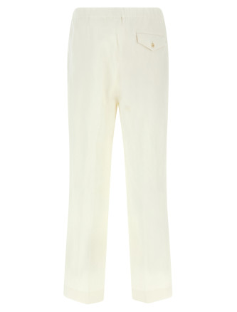 Брюки AURALEE Oxford fabric trousers (A26SP02WOOFFWHITE) #