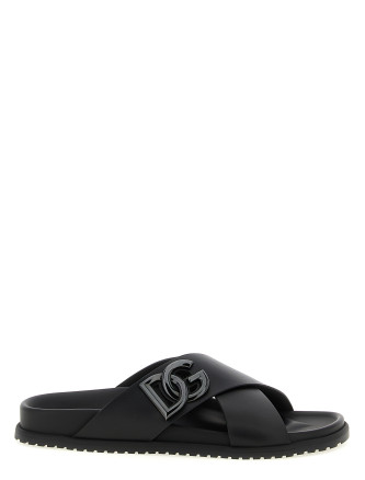 Слайды DOLCE & GABBANA Leather slides
