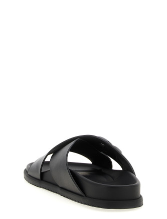 Слайды DOLCE & GABBANA Leather slides (A80525A9Q6780999) #