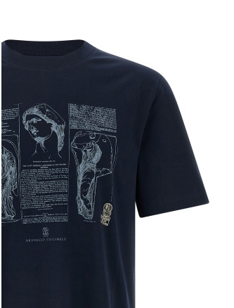 Футболка BRUNELLO CUCINELLI Printed T-shirt (M0B138517CLI32) #